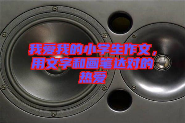 我愛我的小學(xué)生作文，用文字和畫筆達(dá)對(duì)的熱愛
