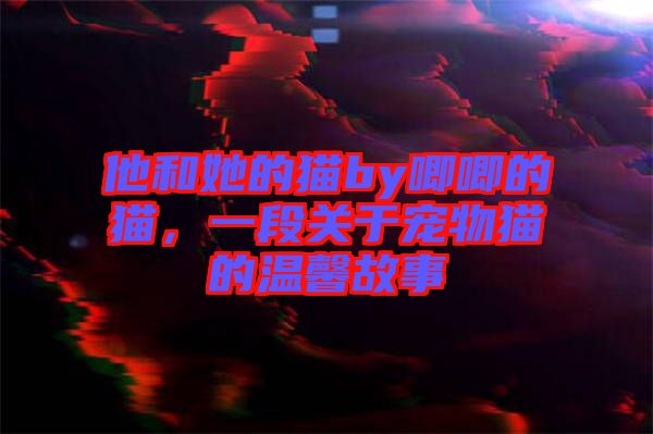 他和她的貓by唧唧的貓，一段關(guān)于寵物貓的溫馨故事