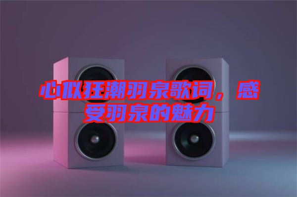 心似狂潮羽泉歌詞，感受羽泉的魅力