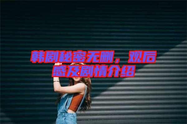 韓劇秘密無刪，觀后感及劇情介紹