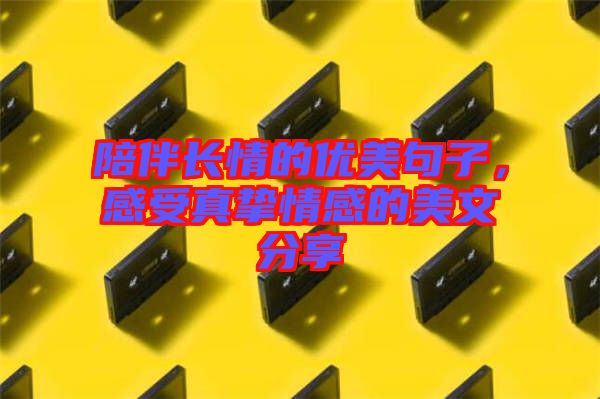 陪伴長(zhǎng)情的優(yōu)美句子，感受真摯情感的美文分享