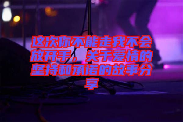 這次你不能走我不會(huì)放開(kāi)手，關(guān)于愛(ài)情的堅(jiān)持和承諾的故事分享