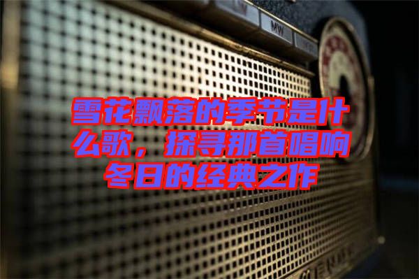 雪花飄落的季節(jié)是什么歌，探尋那首唱響冬日的經(jīng)典之作