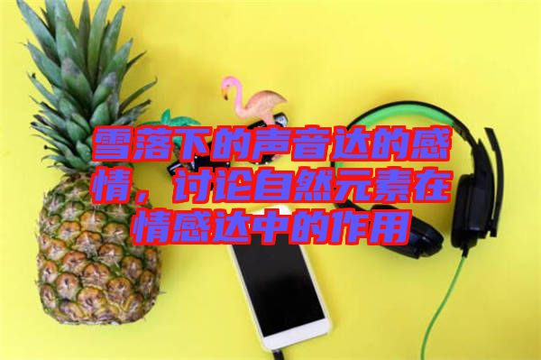 雪落下的聲音達(dá)的感情，討論自然元素在情感達(dá)中的作用
