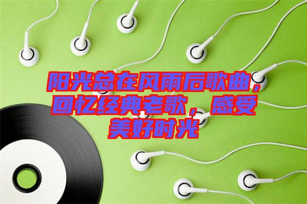 陽光總在風(fēng)雨后歌曲，回憶經(jīng)典老歌，感受美好時光